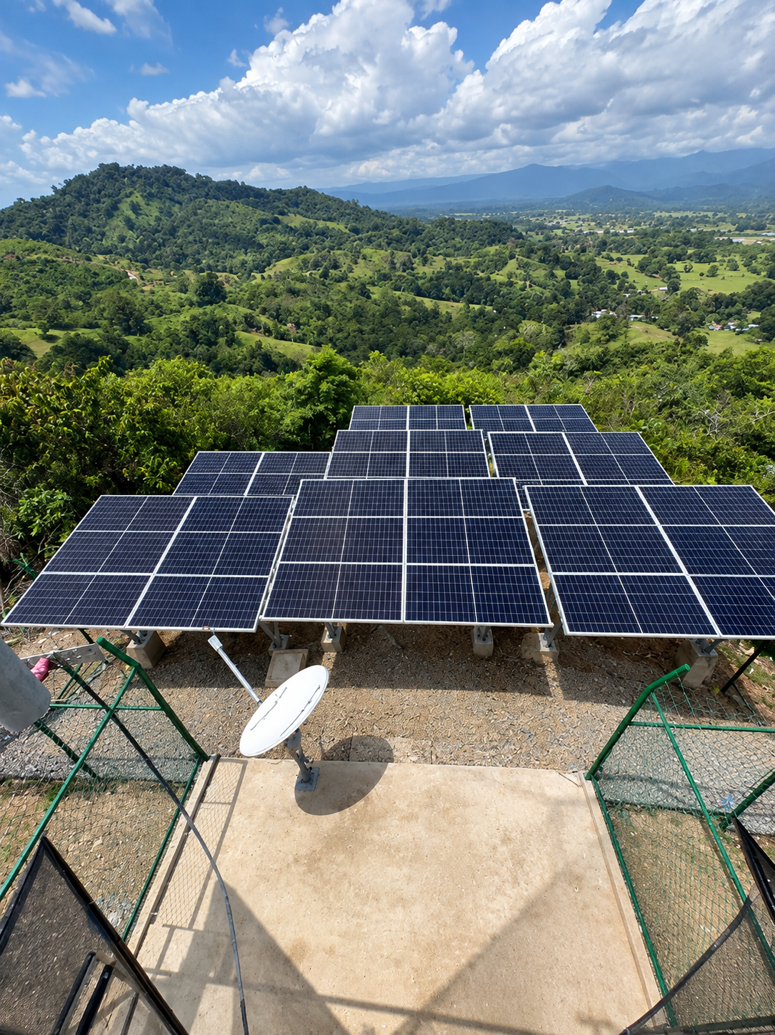 Paneles solares en zona rural — foto 2